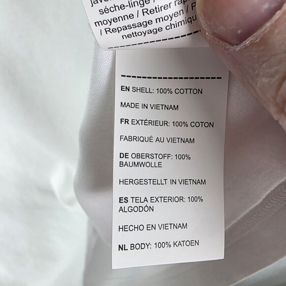 UNTUCKit  Wrinkle-Free Damaschino Reg Fit Polo Shirt Men's Sz Medium White - Picture 7 of 9